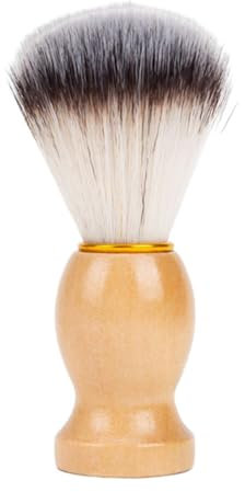 Aiweijia Shaving Brush with Elegant Wooden Handle Hair Shaving Brush Mens Shaving Brush for Hair Salon Tool Wet Shaving Brushes for Men