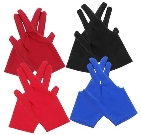 UPKOCH Guantes de Billar Elásticos Guantes Deportivos de Snooker Juego de de Yoyo Transpirables