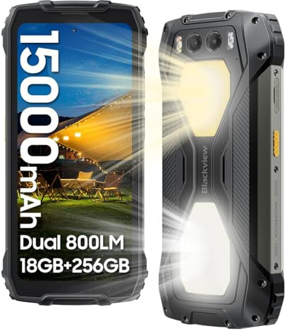 Blackview BV7300 (NFC - 6.67'' - 6/256GB - 15000mAh) BLACK