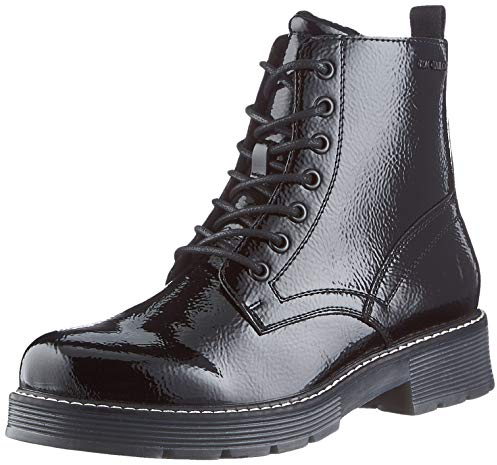 Tom Tailor Damen 9093501 Halblange Stiefel, Schwarz (Black), 38 EU