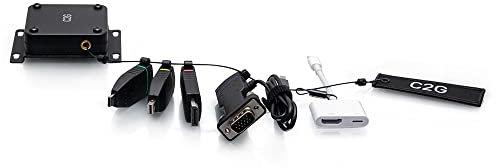 C2G Retractable Universal Mount 4K HDMI® Adapter Ring with Color Coded Mini DisplayPort™, DisplayPort, USB-C®, Lightning and VGA