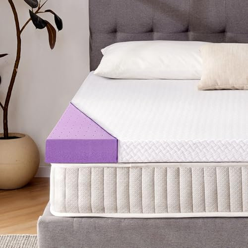 LANOX Gel Memory Foam Matratzen Topper H3 – 5 cm Gel Topper 90x200 cm, Orthopädisch & kühlend, Druckentlastend mit Abnehmbarem und Waschbarem Bezug für Boxspringbett & Schlafsofa