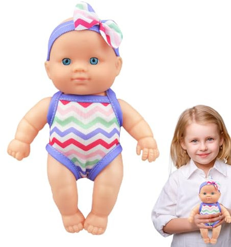 Realistische Babypuppe - Weicher Körper echte Neugeborene Babypuppe,Elastische Neugeborene Babypuppe, echte lebensechte Reborn-Puppe für Weihnachten und Kindertag