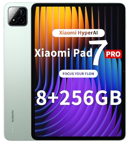 Xiaomi Pad 7 Pro Tablet, 11,2 pollici, 8 + 256 GB, display 3,2 K 144 Hz, Snapdragon 8s Gen 3, batteria 8850 mAh, HyperAI, altoparlante quad, esperienza desktop senza soluzione di continuità, verde