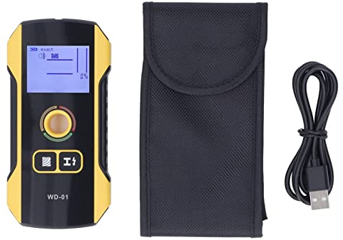 Buscador de Vigas Escáner de Pared 6 en 1 Detector de Metales de Madera con Pantalla LCD Alarma de Audio Recargable para mejoras en el hogar Proyectos de Bricolaje Contratistas