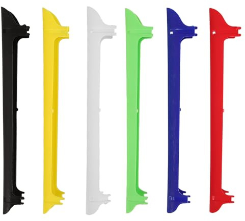 Angoily Protection pour Cadre de Vélo en Plastique 6 Pièces, Protège-chaîne Facile à Poser, Design Simple, pour VTT et Vélo Pliant