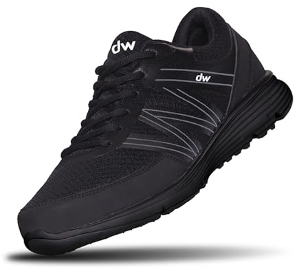 diawin Chaussures Larges orthopédiques pour Homme et Femme - Semelles extérieures Extra Larges - Intérieur sans Couture pour Les Pieds gonflés, diabétiques, Larges ou Hallux - Chaussures de Sport