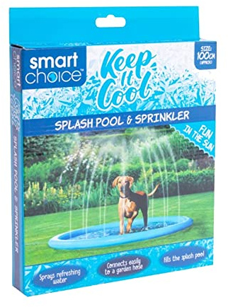 Splash Pool with Sprinkler 100cm Pet/Garden Fun