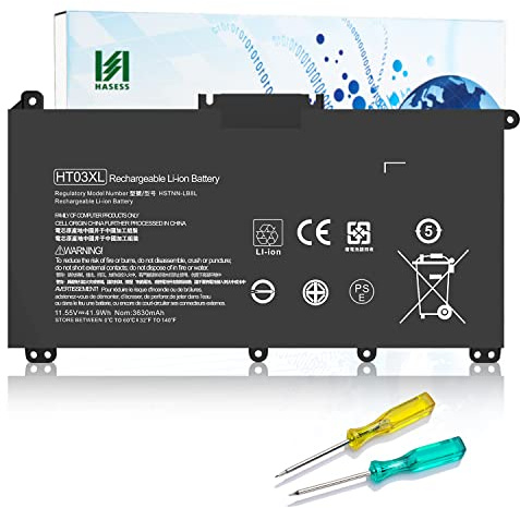 HT03XL Battery Replacement for HP 240 245 250 255 G7 340 348 G5 Series Pavilion 14-DH 14Q-CS 14-CE 14-CK 14-DF 14-DQ 15-DW 15Q 15S X360 14-DH 14M-DH Series HT03041XL L11119-855 L11421-542 L11421-2C2