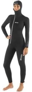 Seac Club Lady, Combinaison de plongée monopièce intégrale 7 mm avec des Protections powertex sur Les épaules, Les Genoux et Les Fesses