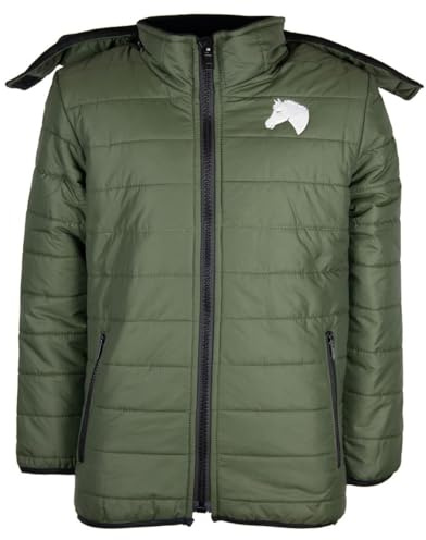 MS-Trachten Kinder Winter Reitjacke Steppjacke Winterjacke Moni Oliv (158-164)