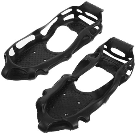Milisten Crampones Antideslizantes para Botas Tacos para Caminar Hielo Tracción para Senderismo y Montañismo para Adultos y Pesca Hielo