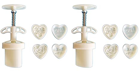 Moule à gâteau en forme de lune - Outils de cuisson à pression à la main - Emporte-pièces et presse pour pâtisserie de mariage