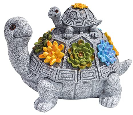 Resin Desk Ashtray with Lid Cute Turtle Windproof Decor for Home Office Garden Patio