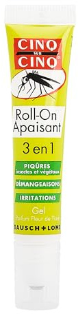 CINQ SUR CINQ | Roll-on calmante | Picaduras de insectos y plantas | Aplicación precisa | Alivio rápido | A partir de 3 años | 7 ml