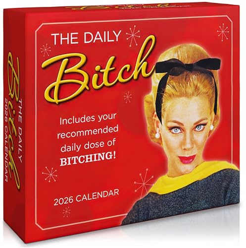 Daily Bitch Desk Calendar 2026