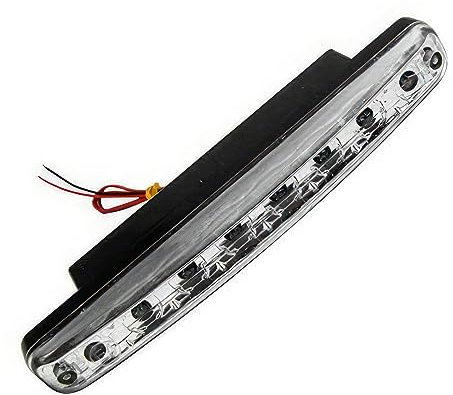 Feux de jour, Riloer 2 pcs Super Bright White 8 LED DRL Car Daytime Running Driving Light Head Lamp