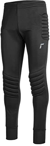 Reusch Gk Training Pant Pantalon de Gardien de But de Football Long rembourré pour Adulte, Noir/Argent, L Homme
