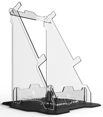 Caikbms Vitrine Acrylique Compatible avec Modèle Le-go 75192 Millennium Falcon, Boîte Rangement Transparente pour Modèle Boîte Poussière avec Fond (Vitrine Uniquement) B