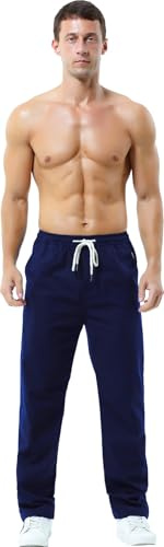 Hoerev Linen Cotton Casual Beach Jeans Byxor - Lätt och snygg