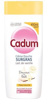 Cadum Crème Douche Surgras Lait de Vanille 450ml