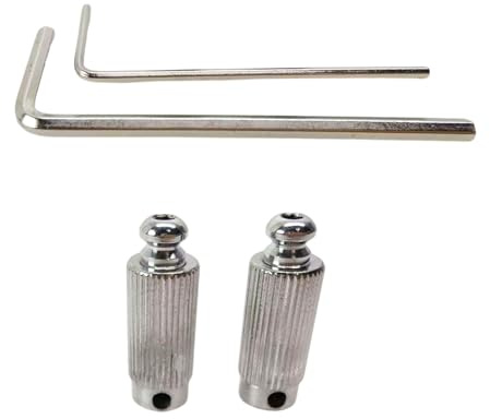 Heavy Duties - Viti in metallo per ponte chitarra elettrica, viti per palo tremolo professionali, sistemi tremolo, rinforzo, componenti per ponte chitarra