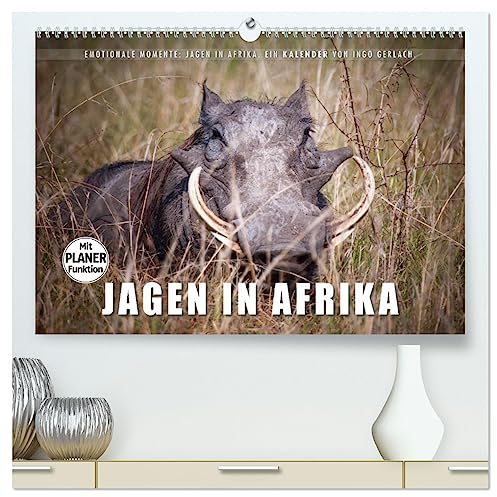 Emotionale Momente: Jagen in Afrika. (hochwertiger Premium Wandkalender 2025 DIN A2 quer), Kunstdruck in Hochglanz