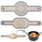 Silikon-Brotschlinge, oval und rund, antihaftbeschichtet, leicht zu reinigen, wiederverwendbar, oval, Silikon-Backmatte für Dutch Oven, mit langen Griffen, Sauerteig-Brotbackmatte, Werkzeuglieferer,