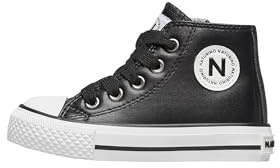 Naturino Sneakers Alte in Pelle, Nero 27