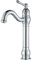Rozin Bathroom Basin Vessel Tap 360° Swivel Spout High Faucet Brass Single Lever Chrome Polished Cold and Hot Water Mixing
