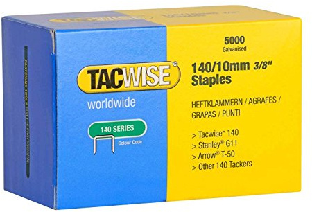 Tacwise 0342 140 Galvanised Staples 10mm (Pack 5000)