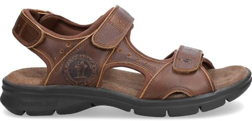 Panama Jack Salton Basics, Sandales Bout ouvert homme, Marron (Cuero C4), 42 EU