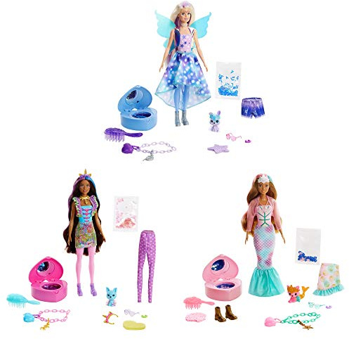 Mattel BRB Reveal Puppe&PET Fashion Set