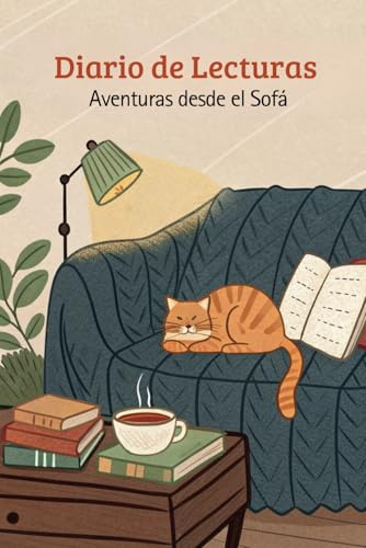 Cuaderno de Lecturas: Diario de lecturas en el que se tumbara tu gatito con 100 páginas de gran capacidad, ideal para los amantes de la lectura