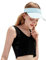 CLAPE Faltbar Sonnenblende UV Schutz Sport Visor Cap Verstellbar Sun Visor Hat Sonnenschild Sonnenvisier für Golf, Radfahren, Angeln, Tennis, Laufen