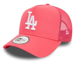New Era League ESS Trucker Adjustable Cap LA Dodgers Pink, Size:OneSize
