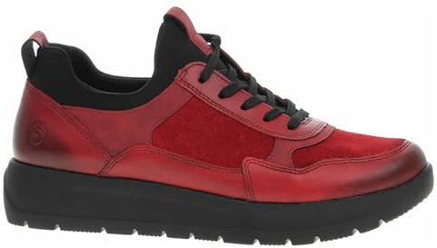 Remonte Femme D2v00 Baskets Basses, Rouge, 38 EU