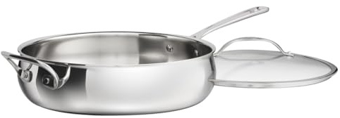 Cuisinart PureClad™ Triple Ply Stainless Steel 5.5 Qt. Saute Pan w/Cover