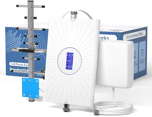 Amplificador de Cobertura Móvil 3 Bandas 8/3/1 para Zona Rural, Amplificador y Repetidor 4G/3G LTE gsm - Compatible con Vodafone, Orange y Más Operadores