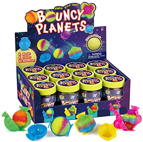 Dr. Daz Set di Palline Rimbalzanti Bouncy Ball Gioco per Bambini Flummi Palline di Gomma Palline Saltellanti Fai da Te Set di Springball per Bambini Dai 7 8 9 10 Anni Festa Bomboniere Compleanno