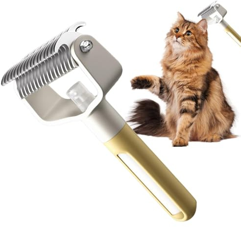 Cepillos De Aseo Para Perros Rastrillo Desenredante De Nudos Y Pelo En Muda | Cepillo para Mascotas para Perros y Gatos de Razas Medianas y Grandes Diario en Baño y Hogar