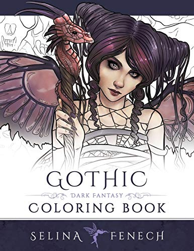 Gothic - Dark Fantasy Coloring Book: 6