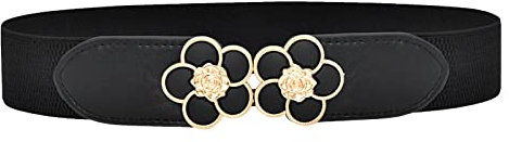 Damen Breiter Gürtel Kleid Fashion Taillengürtel Frauen Casual Fashion Solid Stretch Breite Taille Dekorative Hosen Gürtel Mütze Und Handschuhe Damen Damen dünne Gürtel