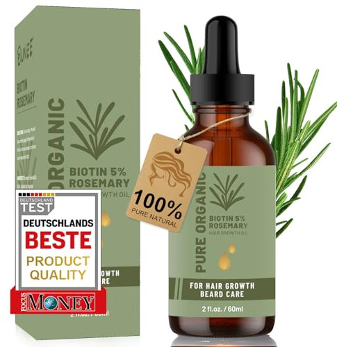 60ml Aceite de Romero Para el Cabello, Romero Oil Hair Growth, Estimula el Crecimiento del Cabello, Fortalece el Cabello, Nutrir el Cabello Para un Cabello y Un Cuero Cabelludo Sanos,Verde