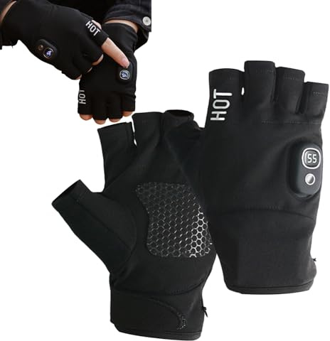 Guantes de invierno con calefacción por USB, 3 ajustes de temperatura, guantes calefactables para caza, esquí, ciclismo, viajes, snowboard, motociclismo
