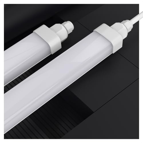 Tobeter 2 Stück LED Feuchtraumleuchte 150cm, 45W 4500LM Neutralweiß 4000K LED Feuchtraumlampe Röhre Wannenleuchte Deckenleuchte für Garage Keller Büro Feuchtraum, IP65 Wasserfest