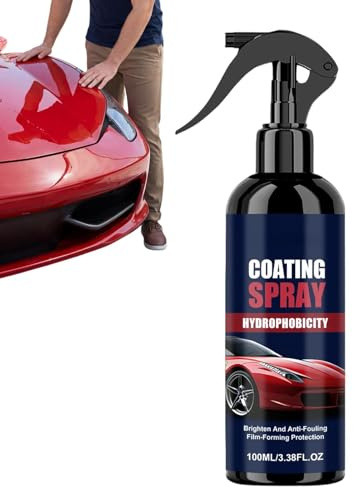 Genérico Spray Revestimiento Coches - 100 ml Alto Brillo Duradero Hidrofóbico | Agente Revestimiento Coches - para Sedán Camión SUV Autocaravana Motocicleta Scooter ATV
