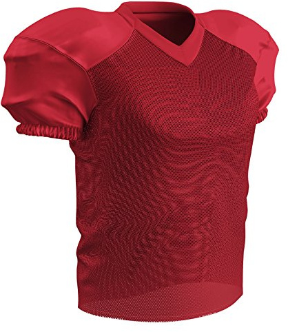 Champro Football Practice, Time out Poliestere Pratica Calcio Jersey Uomo, Scarlatto, M