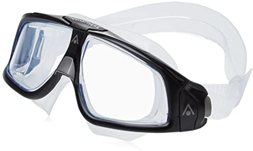 Aqua Sphere Seal 2.0 Schwimmbrille, schwarz /transparentes Glas, Einheitsgröße