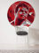 Komar Marvel DD1-047 Dot Round Self-Adhesive Fleece Photo Wallpaper Avengers Painting Hulk Diameter 125 cm Children's Room Wall Sticker